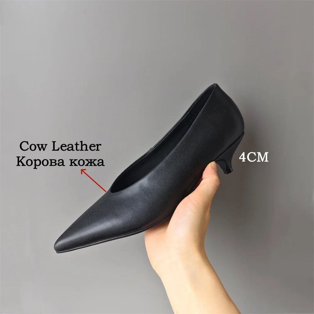 Women's Pointed Toe Retro Pumps – Shop at OWNLUXE