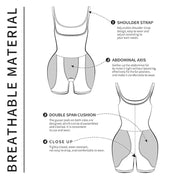 Butt Lifting Hourglass Shapewear Bodysuit with Hip Pads