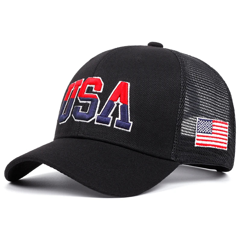 Fastball Cap Flag (Black Snapback) | OWNLUXE