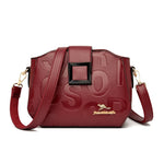 Load image into Gallery viewer, New High Quality Letters Leather Luxury Handbags Women Small Designer Shoulder Bags Women Fashion Simple Ladies Crossbody Bags
