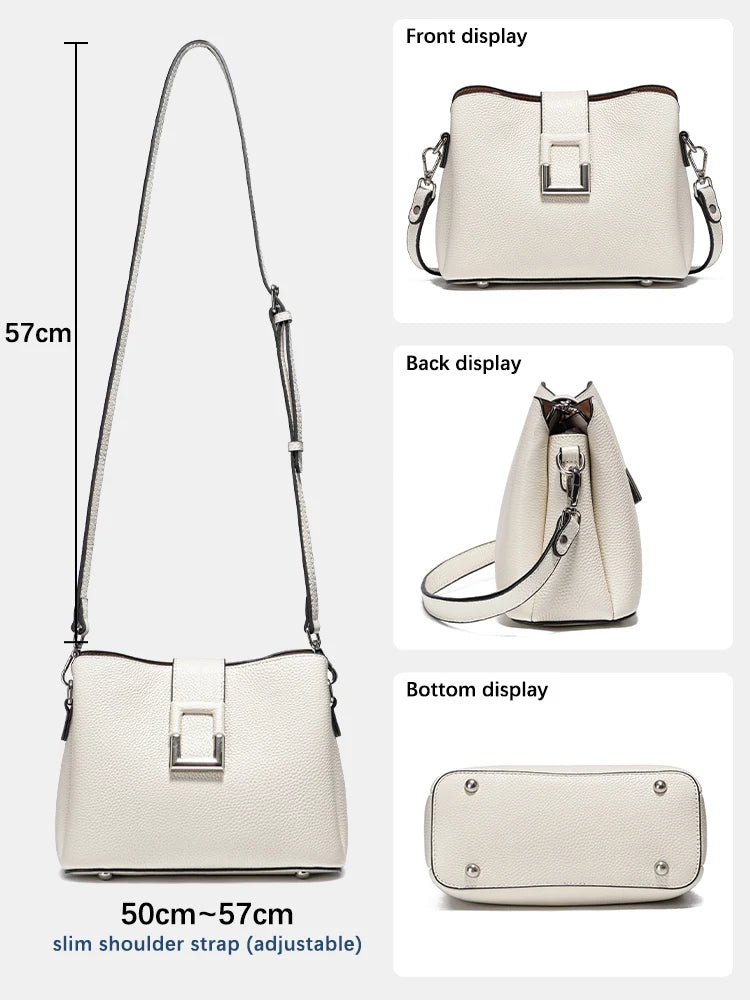 Genuine Leather Shoulder Bag | OWNLUXE