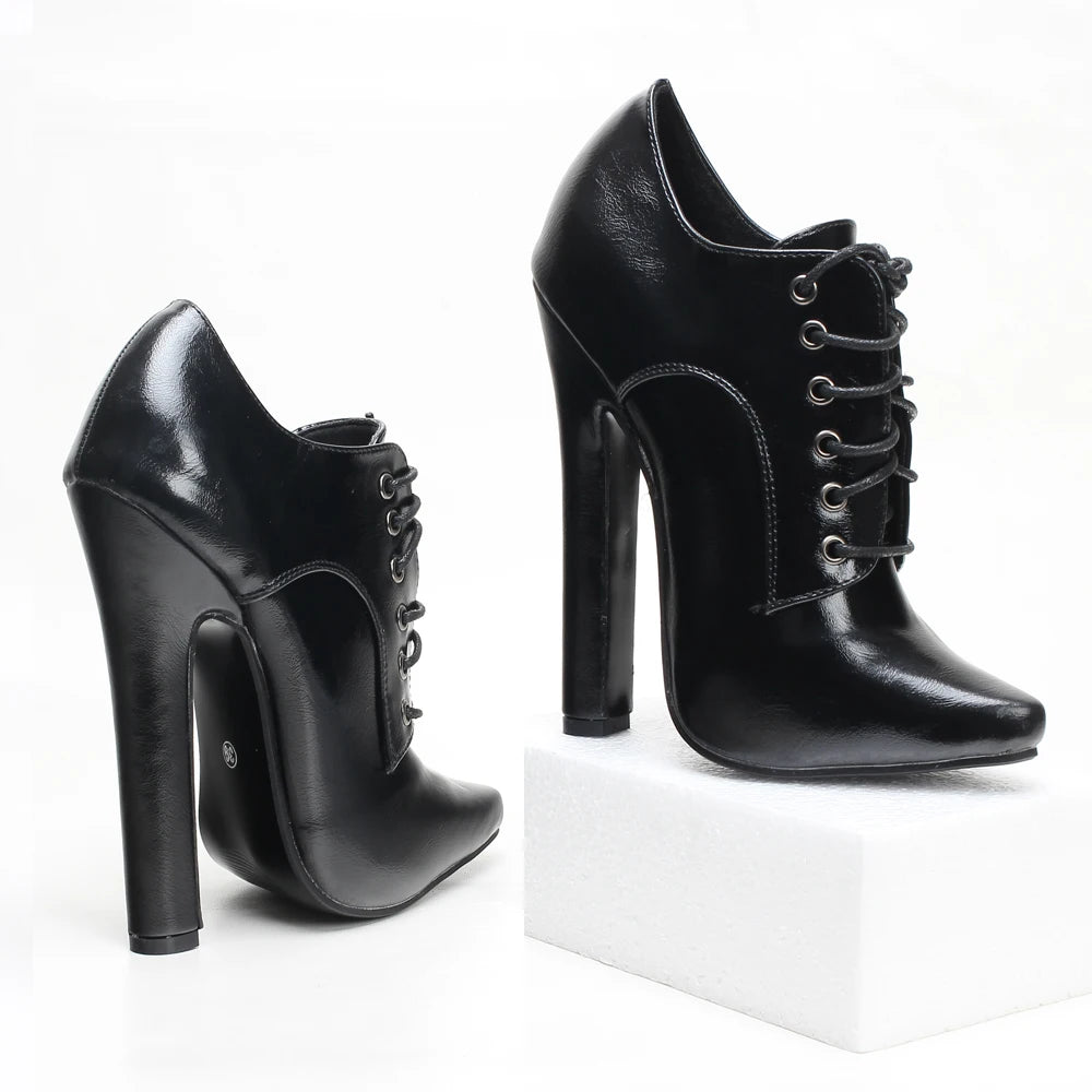 Unisex High Heel Lace Vintage Pumps – Shop at OWNLUXE