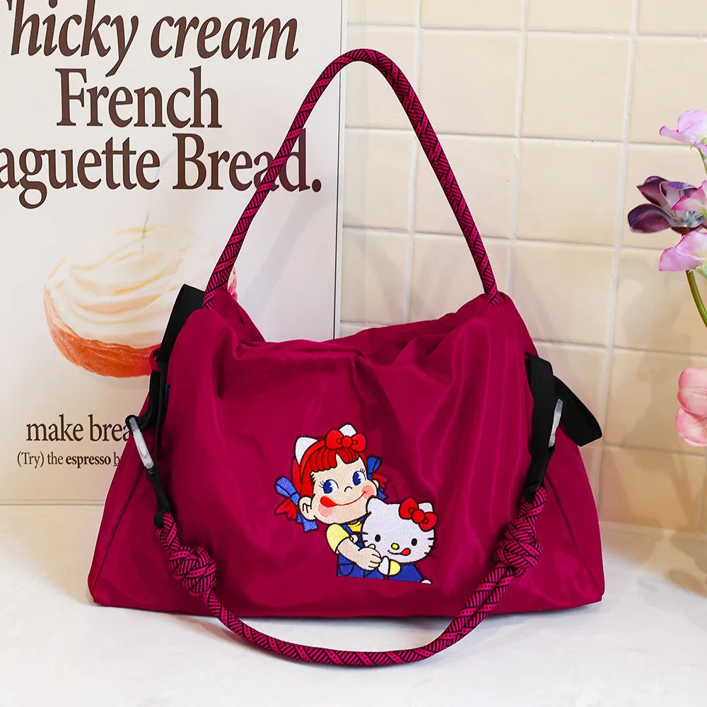 Nylon Embroidered Tote Bag – Shop at OWNLUXE