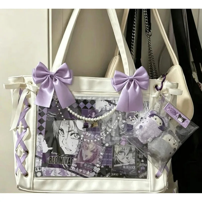 Japanese Cute Sweet Ribbon Ita Bag Lolita Girls | OWNLUXE