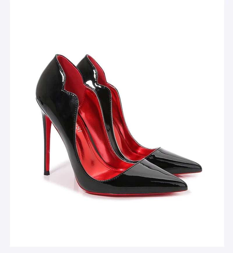 Women’s Black Pointed Toe Stiletto High Heels