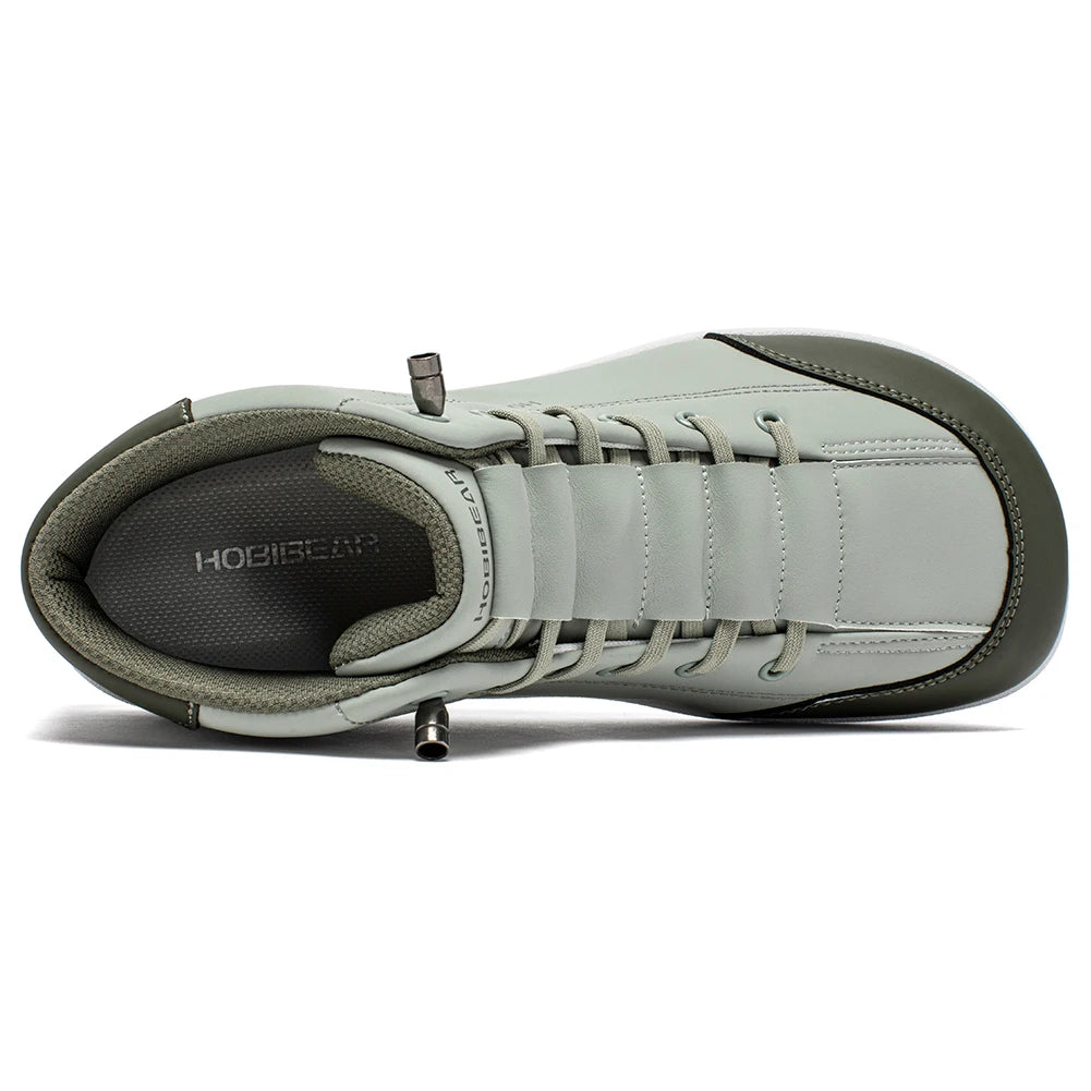 Mid-Top Barefoot Ankle Boots – Wide Toe Minimalist Sneakers