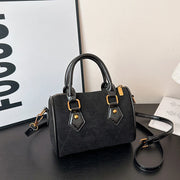 Vintage Brown Boston Bag – Lightweight Crossbody | OWNLUXE