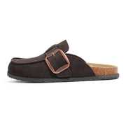 Women's Adjustable Leather Slippers – Shop at OWNLUXE