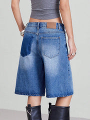 Women's Denim Retro Shorts – Shop at OWNLUXE