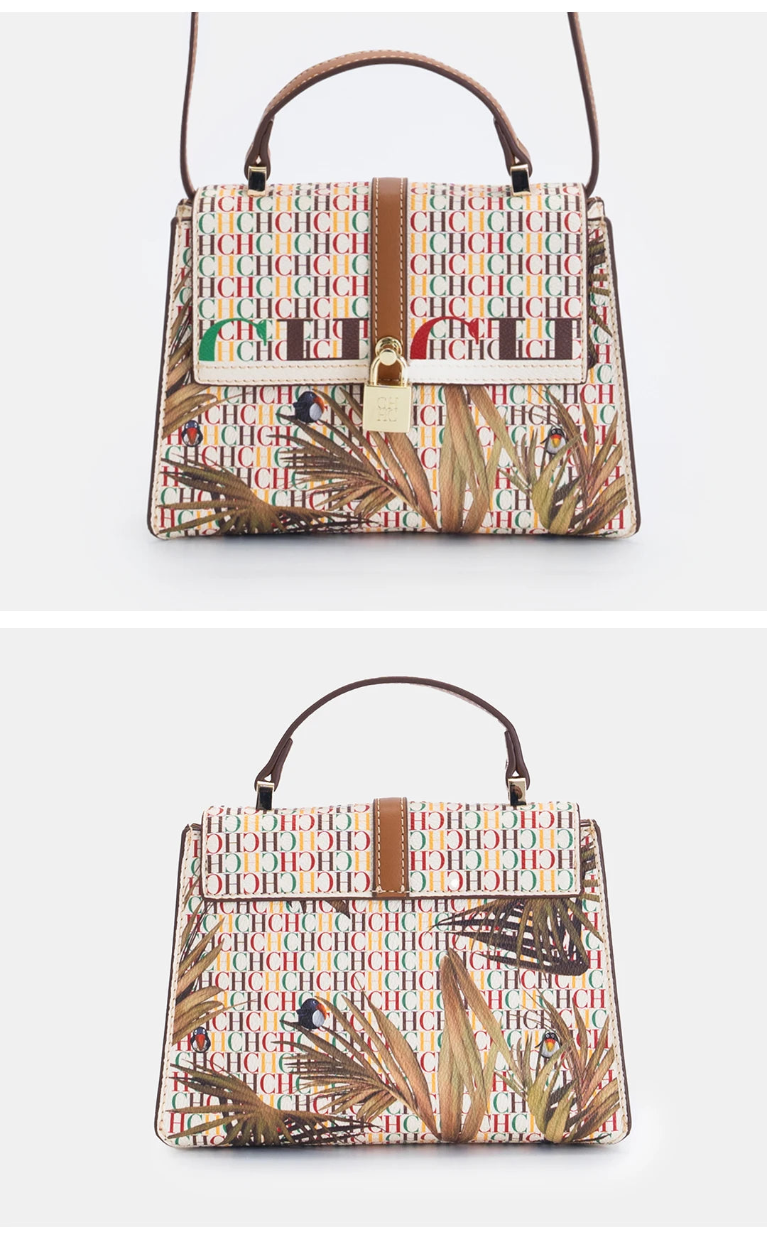 CH Exquisite Fashionable Handbag – Light Luxury Brand with Lock Design Crossbody