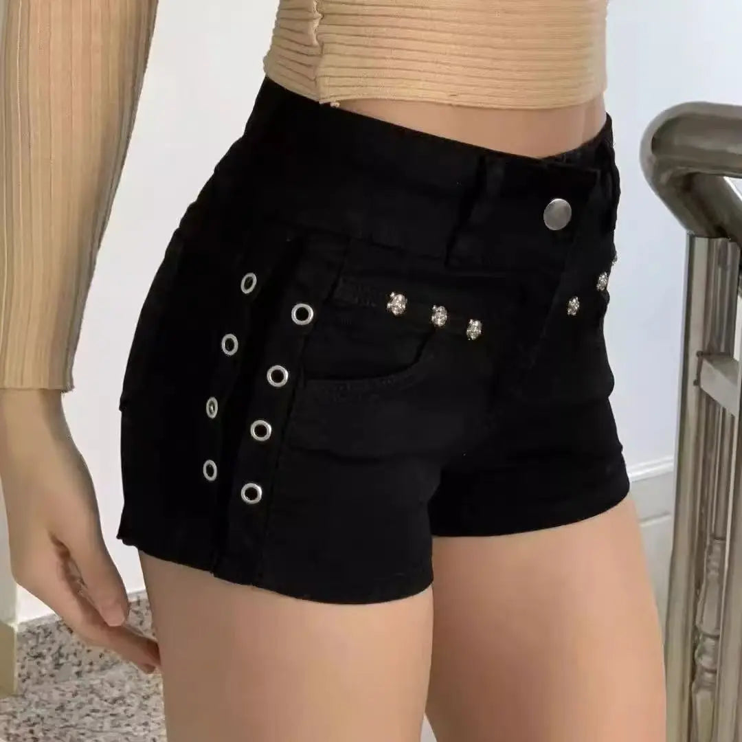 Skinny Lace Vintage Shorts | OWNLUXE