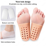 Height Increasing Insoles - Silicone Heel Lift Cushion Socks | OWNLUXE