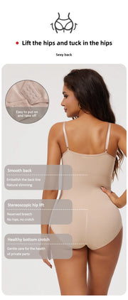 Seamless Full Body Shaper – Butt Lifter Bodysuit