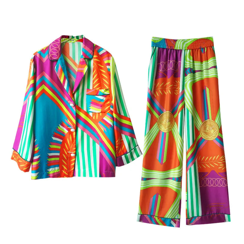Two-Piece Satin Pajama Set (Short) – Shop at OWNLUXE