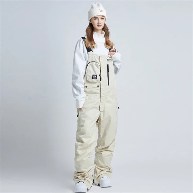 Unisex Waterproof Ski Overalls – Insulated & Thermal Snow Pants