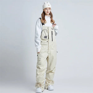 Unisex Waterproof Ski Overalls – Insulated & Thermal Snow Pants