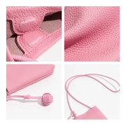 Leather Mini Phone Crossbody Bag – Shop at OWNLUXE