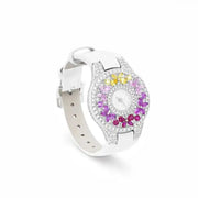 Women's Luxury Stainless Steel Zircon Bracelet Watch – Elegant Jewelry Timepiece