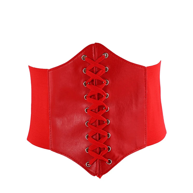 Leather High-Waist Corset | OWNLUXE
