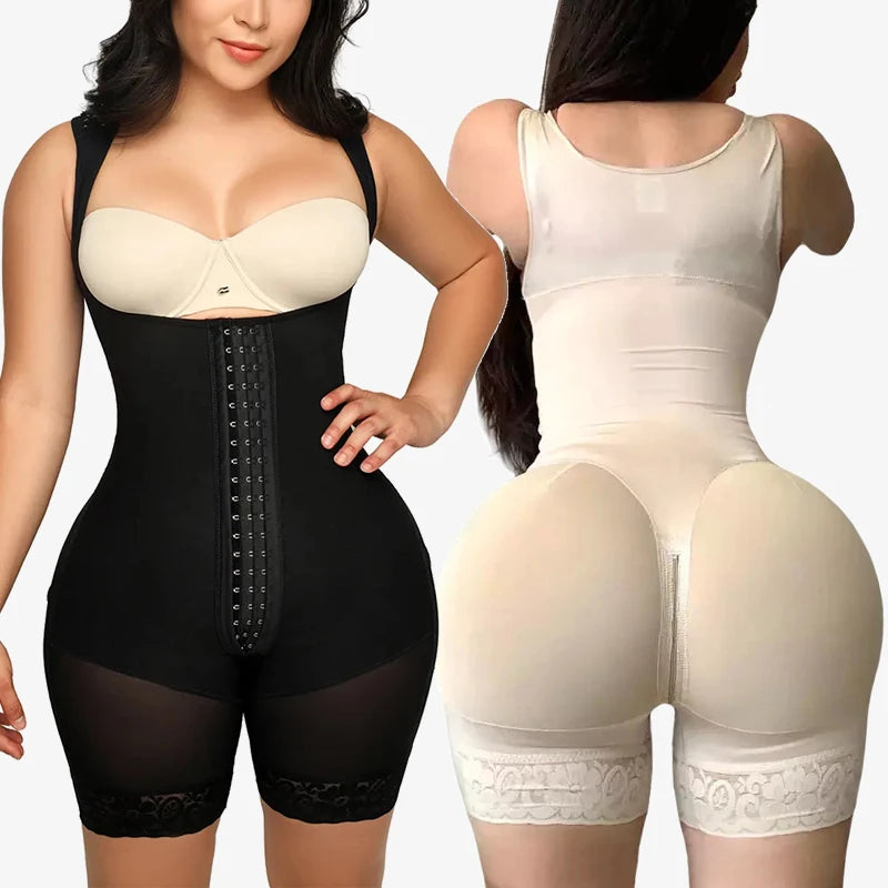 Tummy Control Bodysuit Shapewear – Firm Slimming Body Shaper