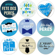 Happy Father's Day Decor Sticker Labels Bonne Fête Des | OWNLUXE