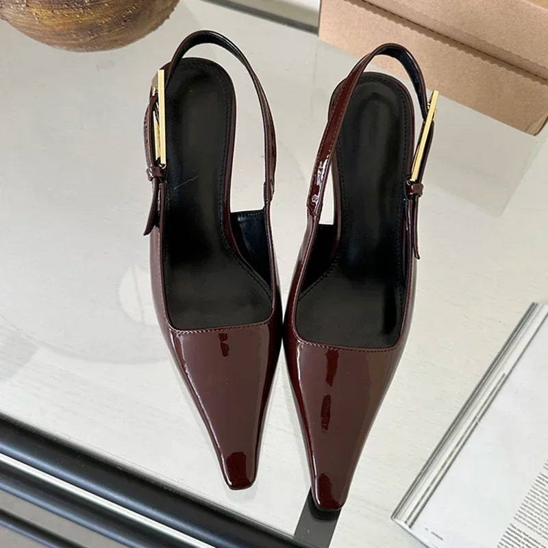 Women's High Heel Pumps (Wine Red) – Shop at OWNLUXE