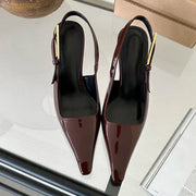 Women's High Heel Pumps (Wine Red) – Shop at OWNLUXE