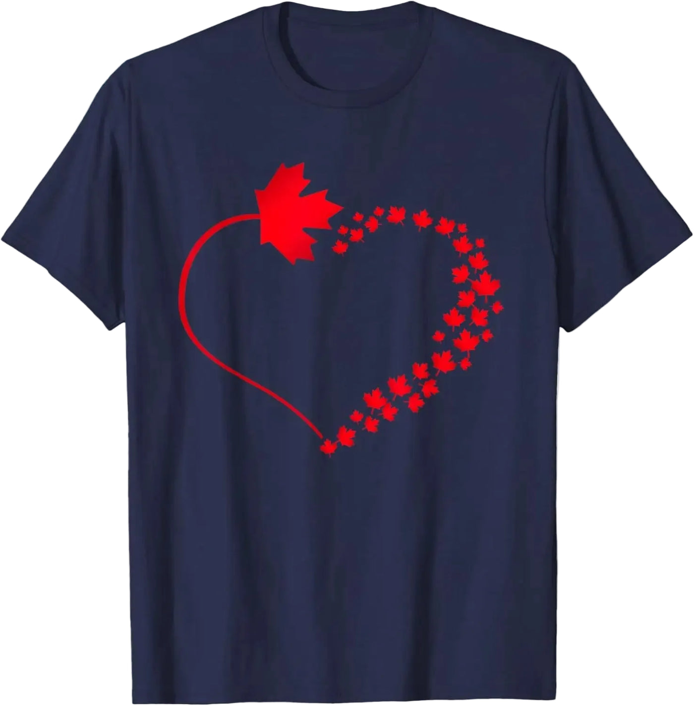 Maple Leaf Heart Canada Pride T-Shirt – Cute Canadian Gift Tee | OWNLUXE