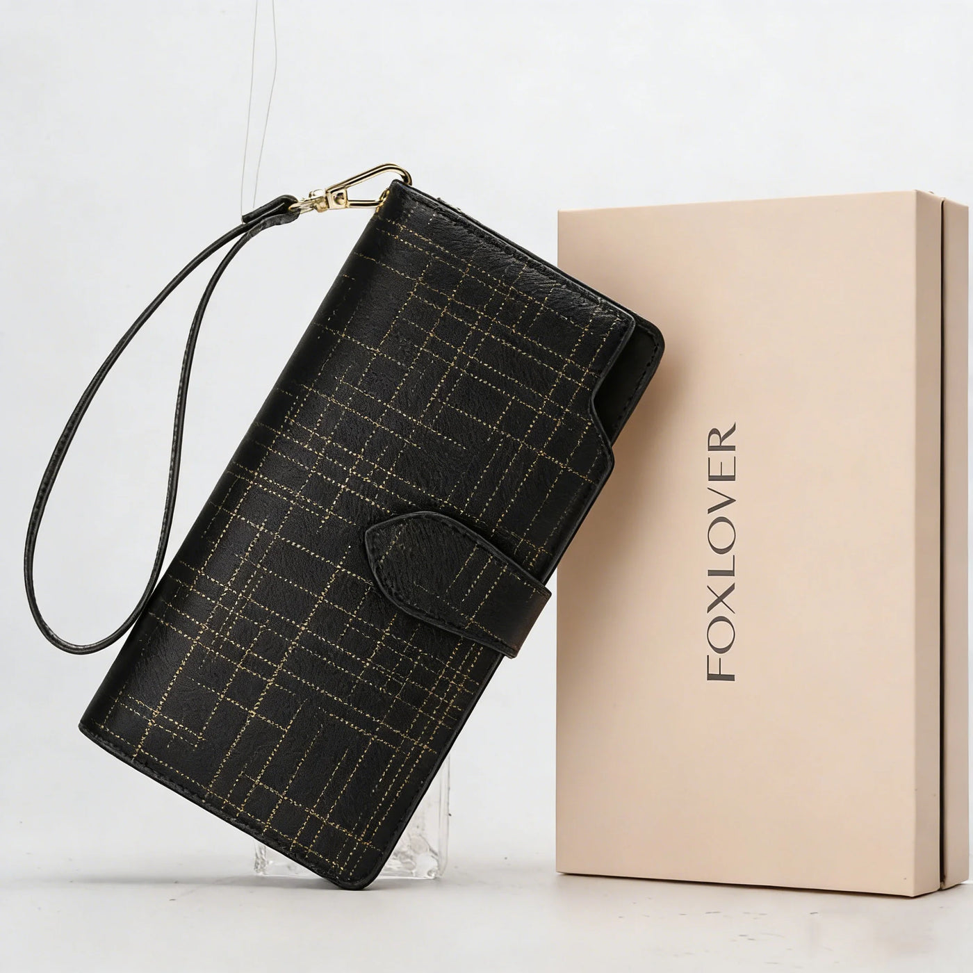 Split Leather Long Wallet | OWNLUXE