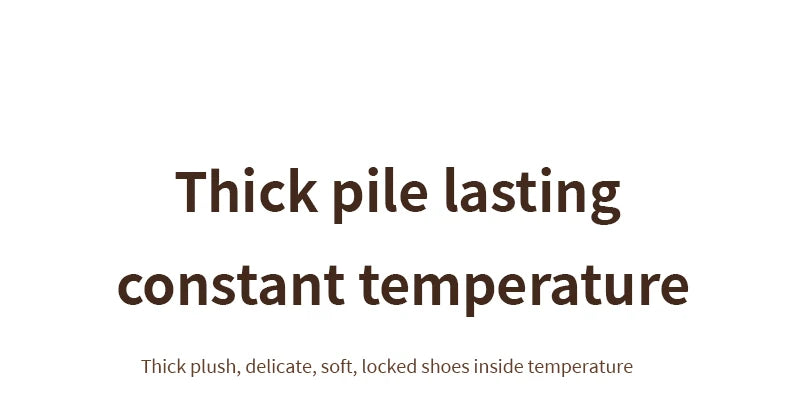 Plush Winter Home Slippers – Unisex Warm Indoor & Outdoor Shoes