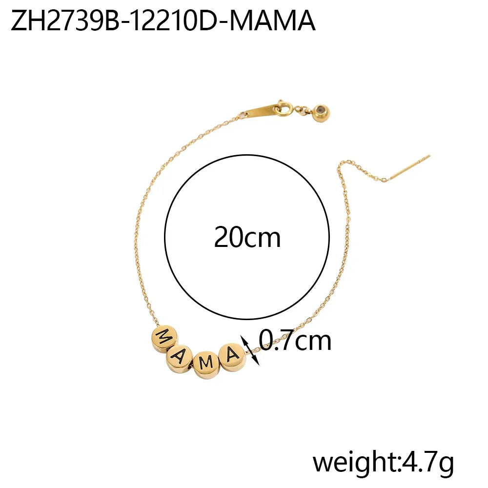 Mama Letter Necklace – Meaningful Everyday Gift (Style 1) | OWNLUXE