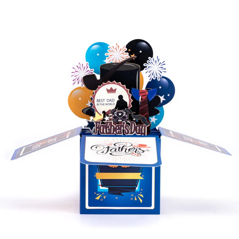 3D Pop-Up Flower Greeting Card | Carte de souhaits florale 3D
