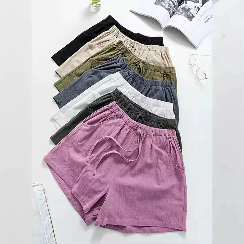Women's High-Waist Cotton Shorts | OWNLUXE