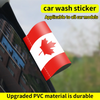 Canada Flag Logo Stickers Car Window Trunk Label Wash | OWNLUXE