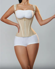 Colombian Waist Trainer Vest Body Shaper – Double Control