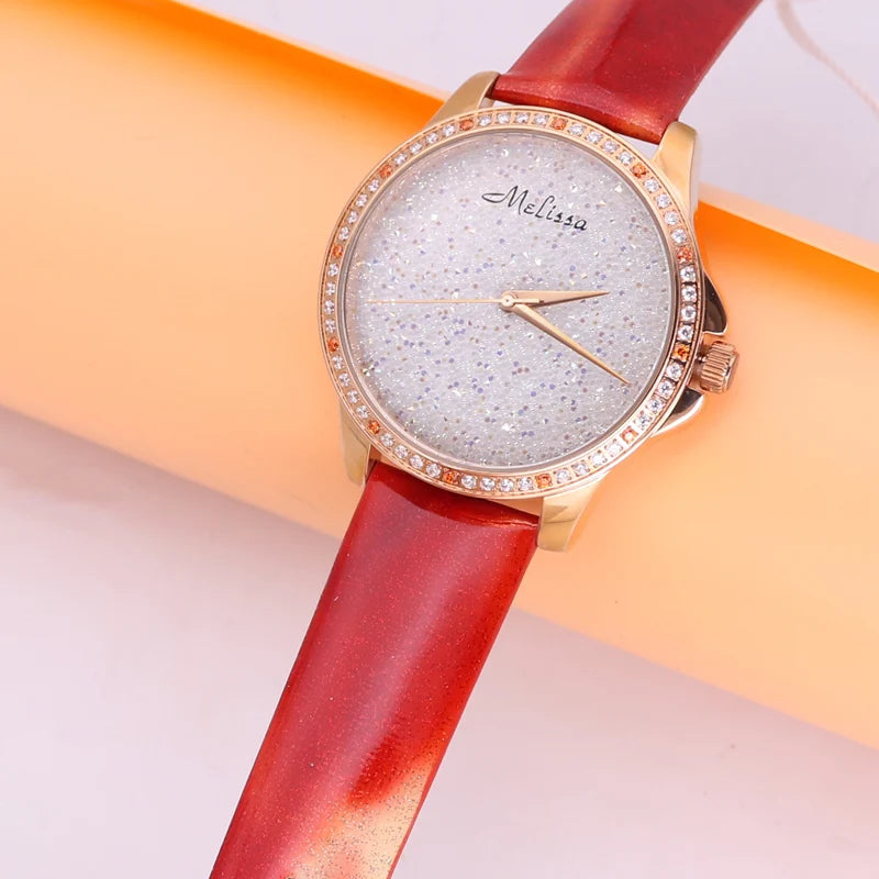 Leather Strap Quartz Watch - Minimalist Water-Resistant Wristwatch
