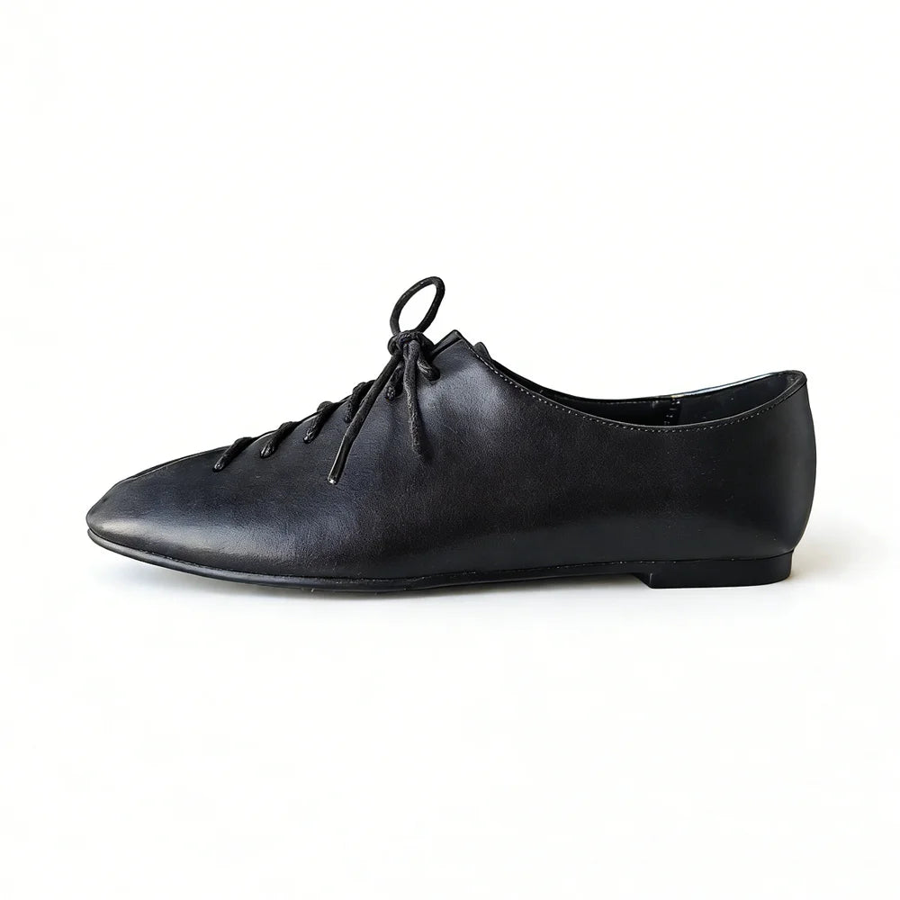 Women's Round Toe Leather Loafers – Shop at OWNLUXE