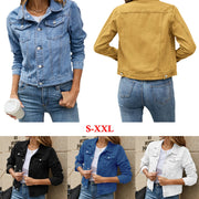 Women's Denim Jackets Fashion Female Casual Long Sleeve | OWNLUXE