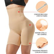 High-Waist Tummy Control Shapewear Shorts - Butt Lifter Shaper