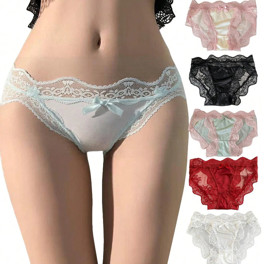 Women's Breathable Lace Cotton Briefs | OWNLUXE