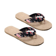 Women’s Floral Beach Flip Flops Anti-Slip Sandals