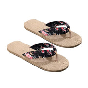 Women’s Floral Beach Flip Flops Anti-Slip Sandals