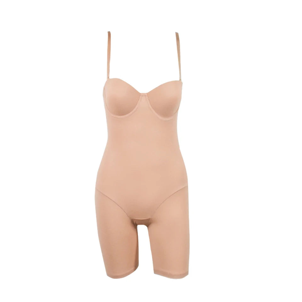 Medium Control Underwire Bodysuit Shaper with Cups
