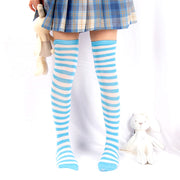 Over Striped Cotton Socks | OWNLUXE