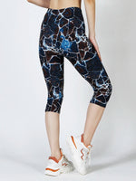 Load image into Gallery viewer, Women&#39;s Printed Mid-Calf Capris – Stretchy, Lightweight &amp; Casual
