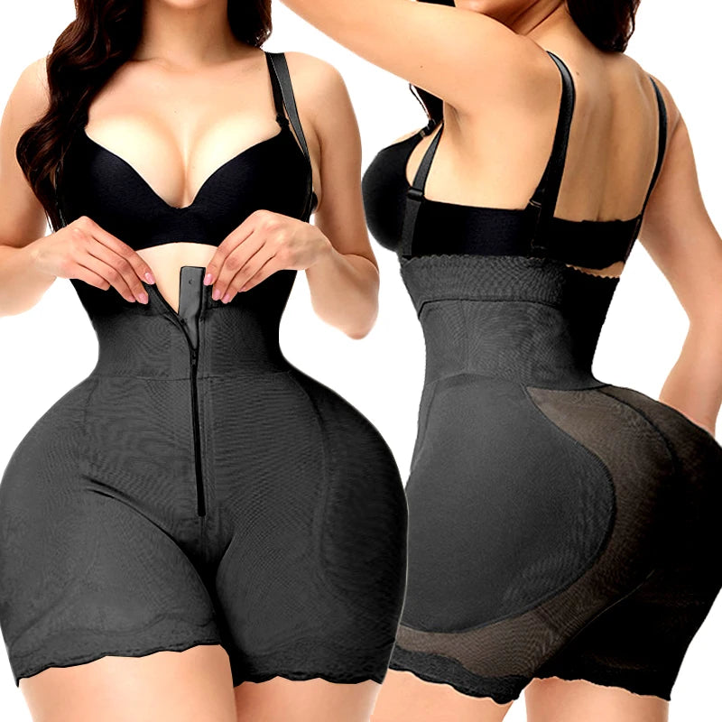 Padded Hip Enhancer Bodysuit Butt Lifter Shapewear