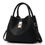 Load image into Gallery viewer, Woman shoulder bag Large capacity Handbag for Women Crossbody bag Lychee pattern PU Portable bucket bag ladies messenger bags
