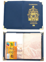 Canada Passport Holder & Travel Organizer – PU Leather Wallet