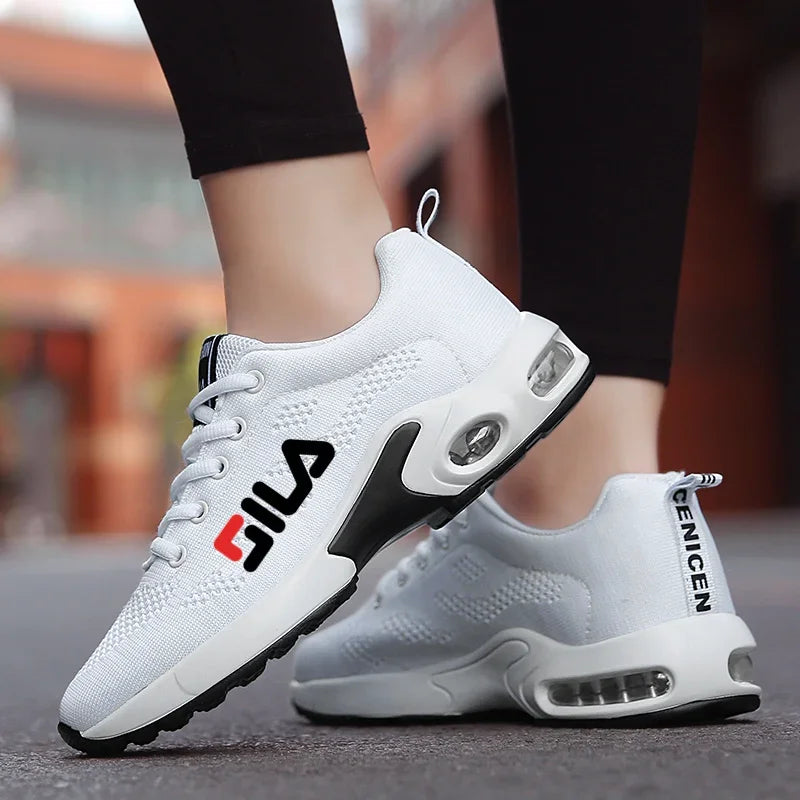 Women’s Lightweight Mesh Sneakers – Breathable & Summer-Ready | Baskets légères en maille pour femme – Respirantes pour l’été