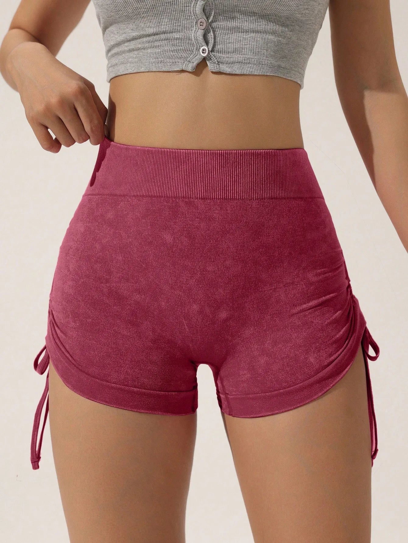 Drawstring Biker Running Sport Shorts | OWNLUXE